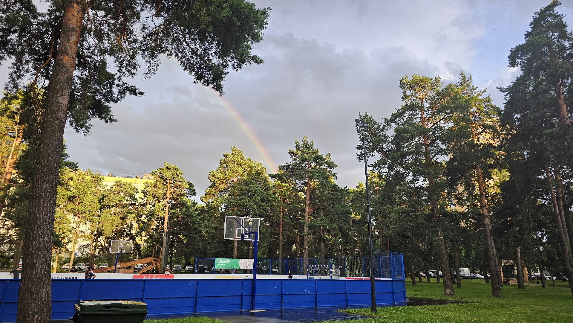 погодное явление, радуга, дождь, Котельники