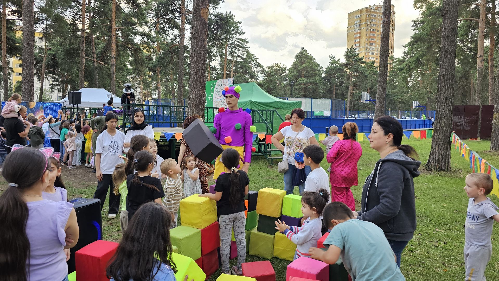 Ночь в парке, лето в Подмосковье, Котельники