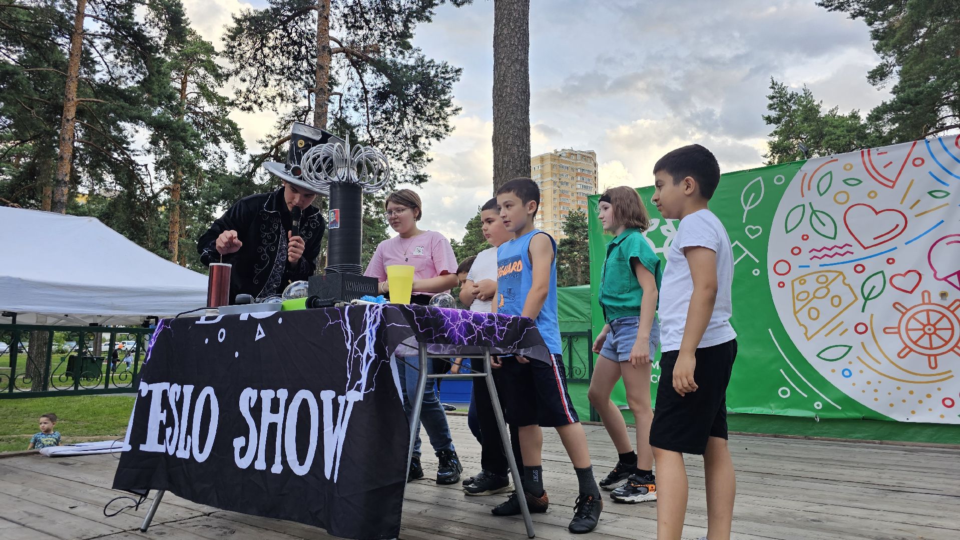 Ночь в парке, лето в Подмосковье, Котельники