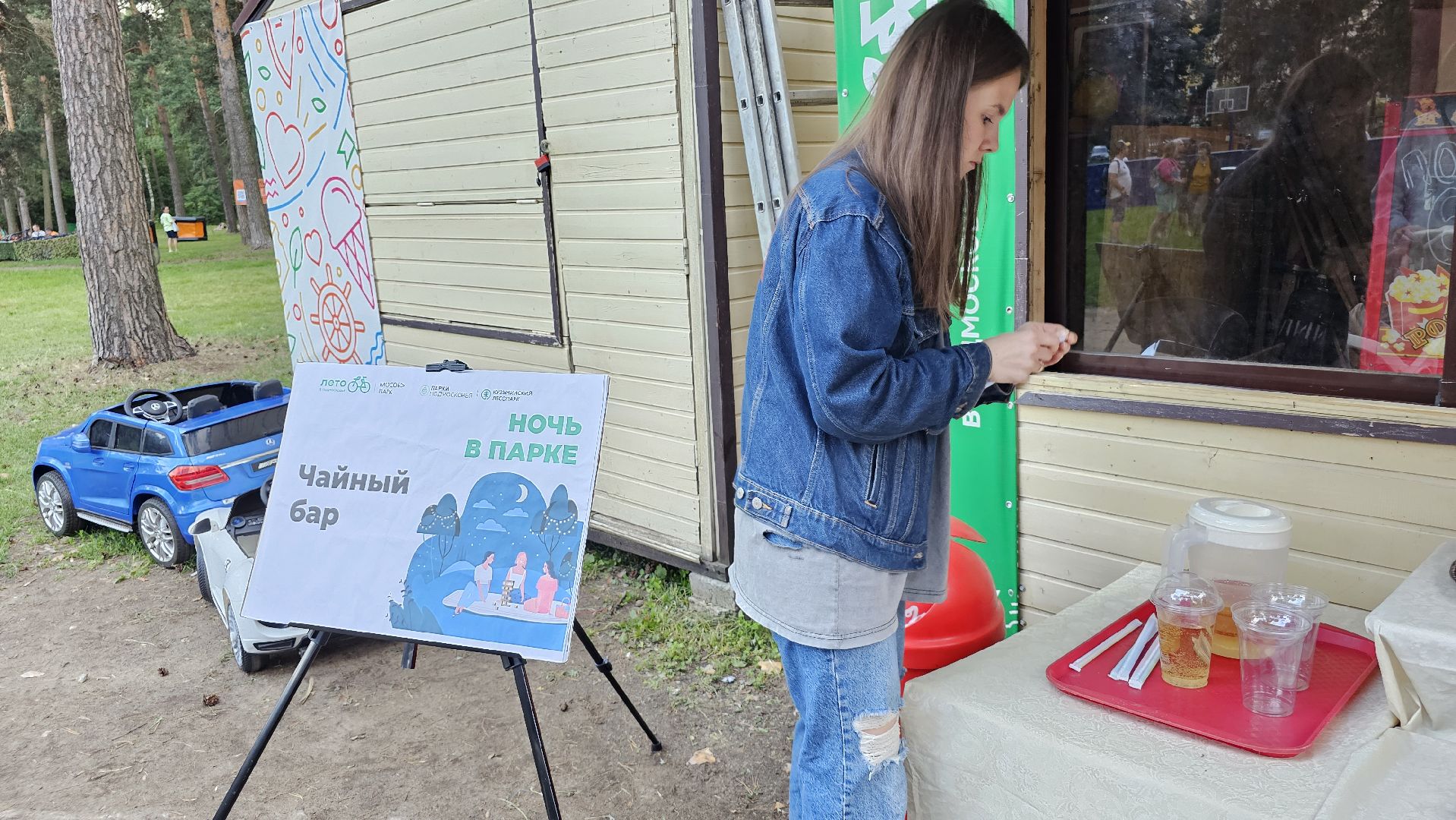 Ночь в парке, лето в Подмосковье, Котельники