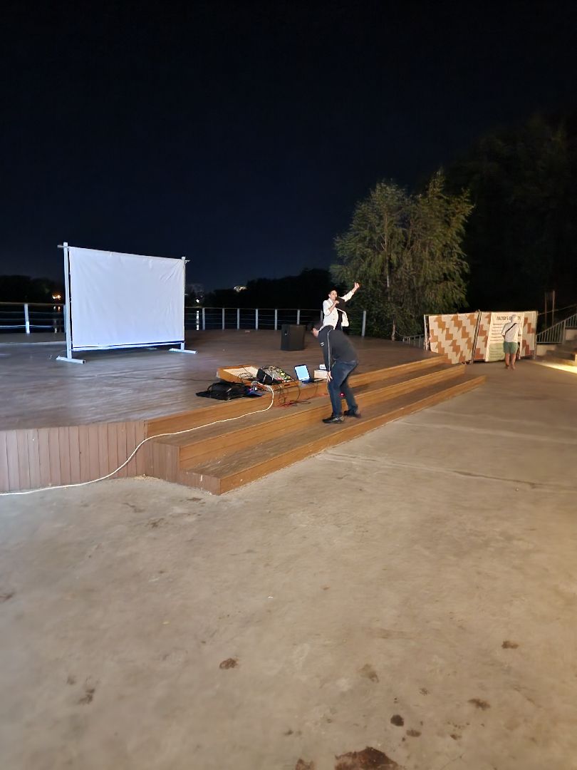 Долгопрудный, кинофестиваль, кино, уличное кино, амфитеатр, Котовский залив