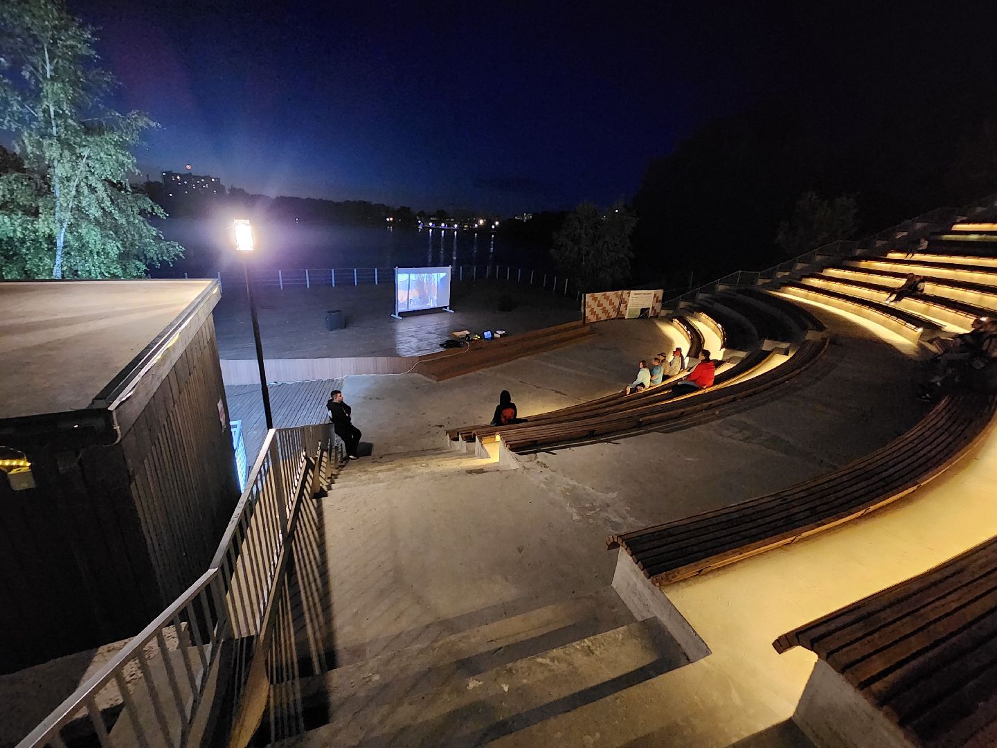 Долгопрудный, кинофестиваль, кино, уличное кино, амфитеатр, Котовский залив