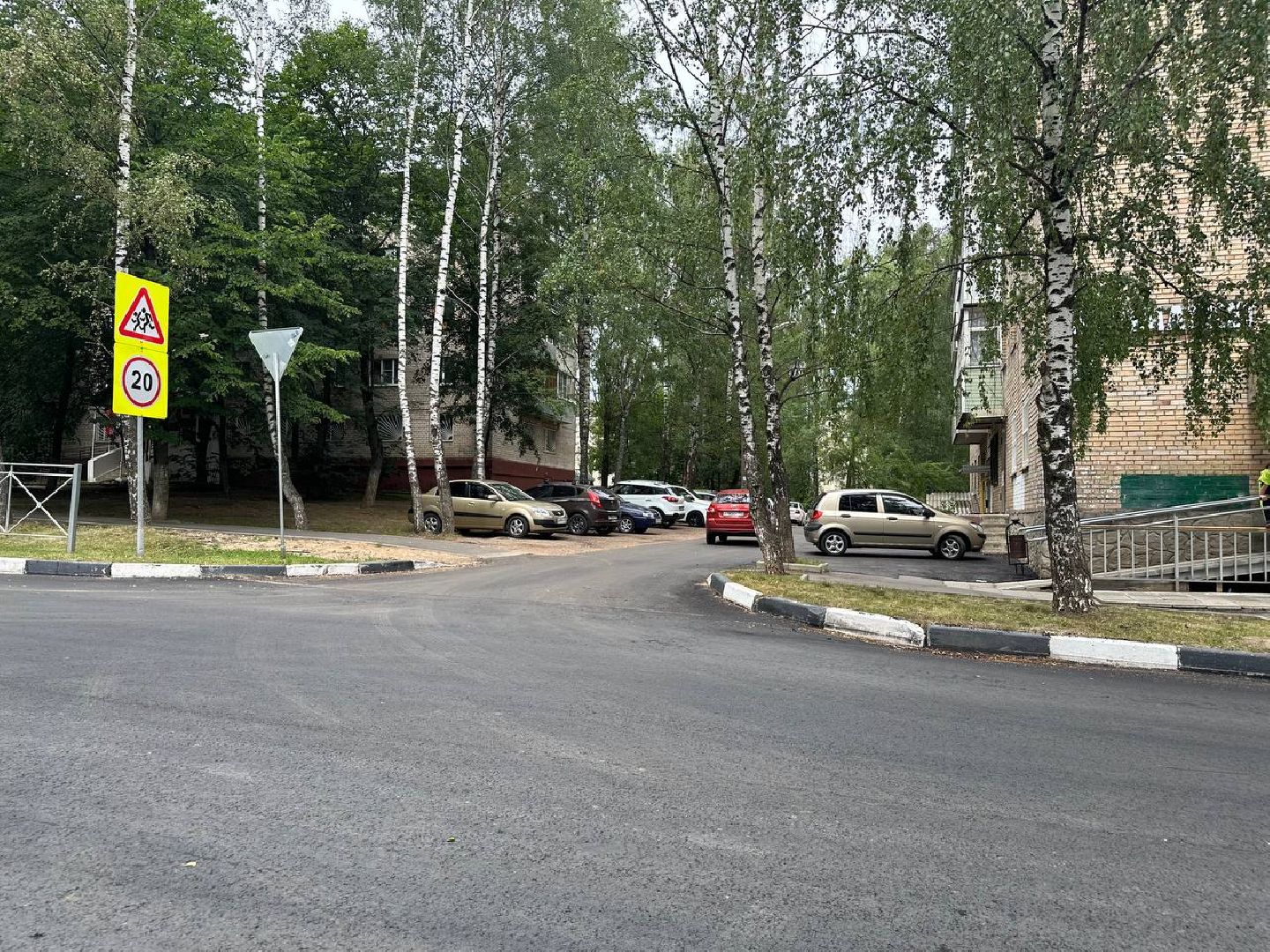 Благоустройство территории, асфальтирование, дорожное покрытие, Наро-Фоминск