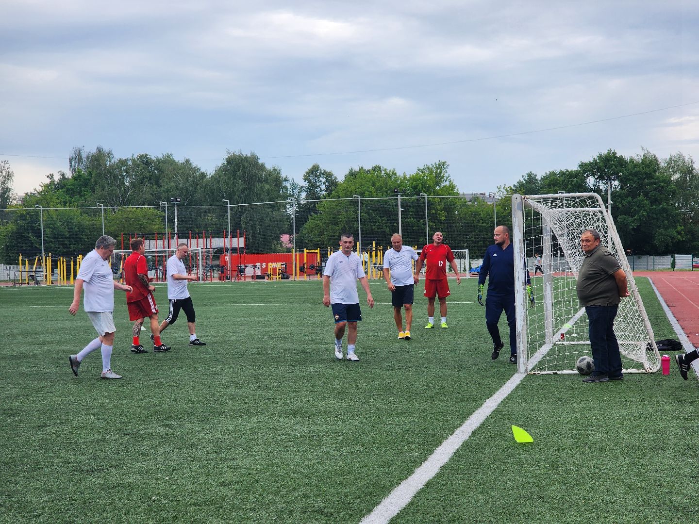 видное; ветераны; матч; футбол; игра