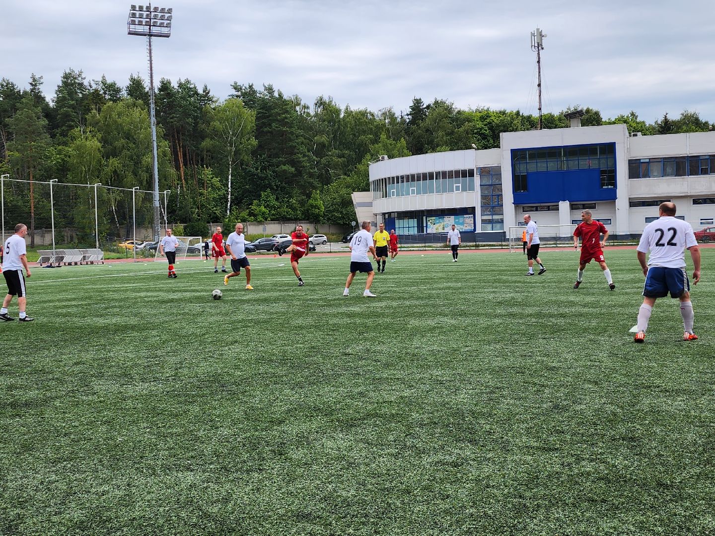 видное; ветераны; матч; футбол; игра