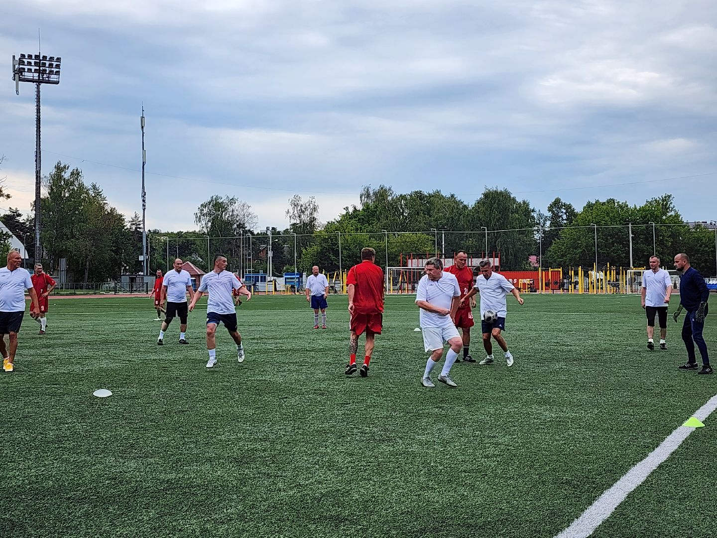 видное; ветераны; матч; футбол; игра