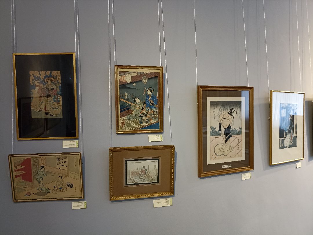 Серпухов, культура, гравюры, Япония