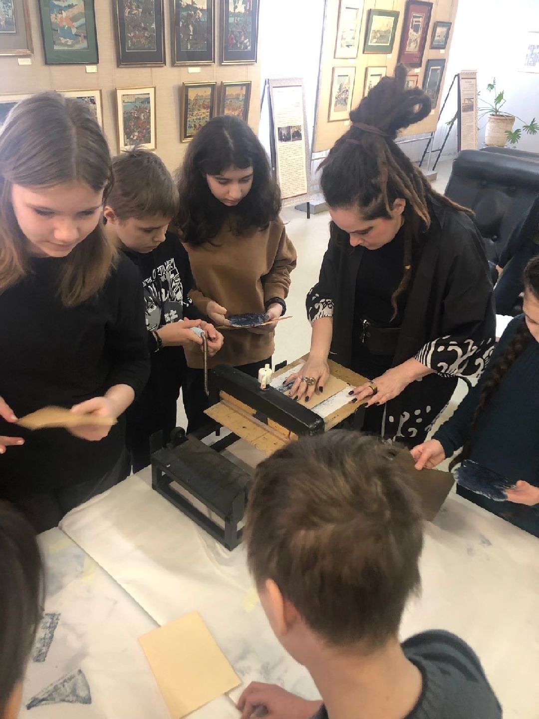 Серпухов, культура, гравюры, Япония