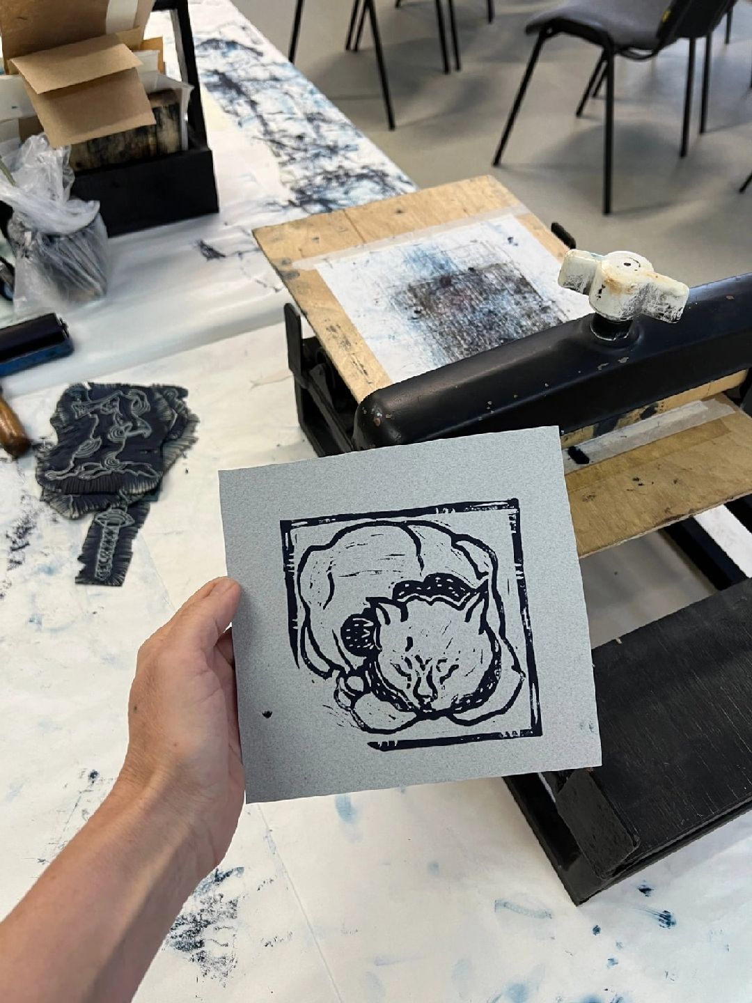 Серпухов, культура, гравюры, Япония