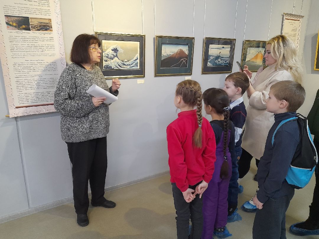 Серпухов, культура, гравюры, Япония