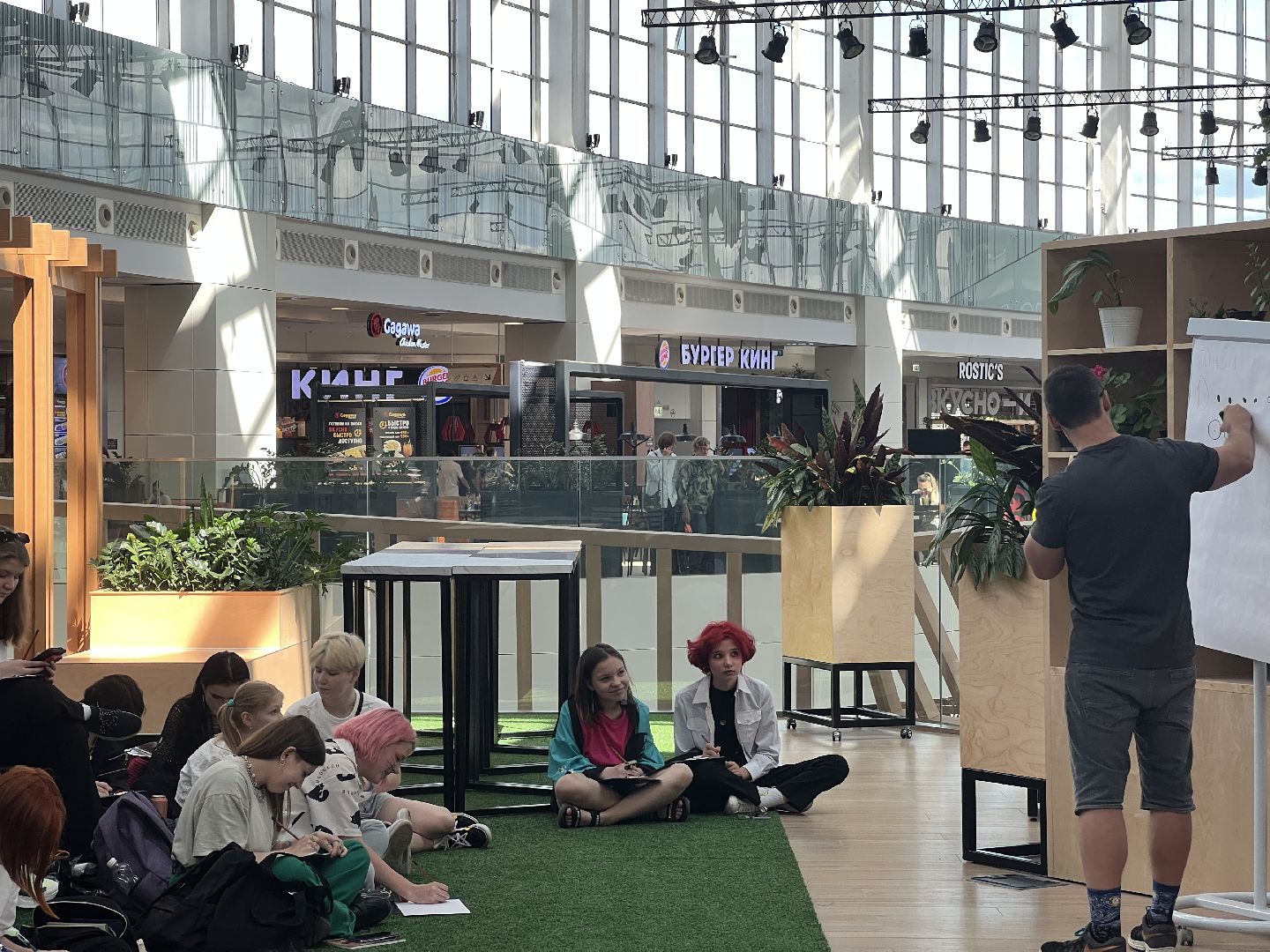 Химки, Мега Химки, Мегакон, фестиваль, мастер-класс, рисование