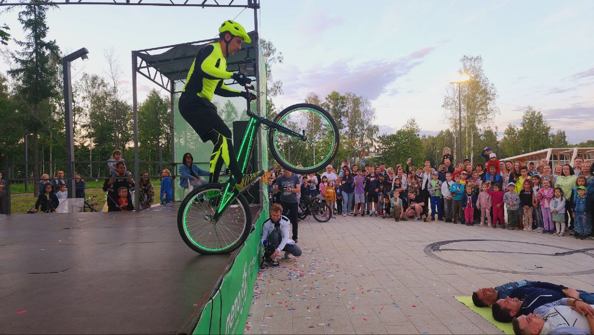 Подмосеовье, Ивантеевка, Ночь в парке, Парки Подмосковья