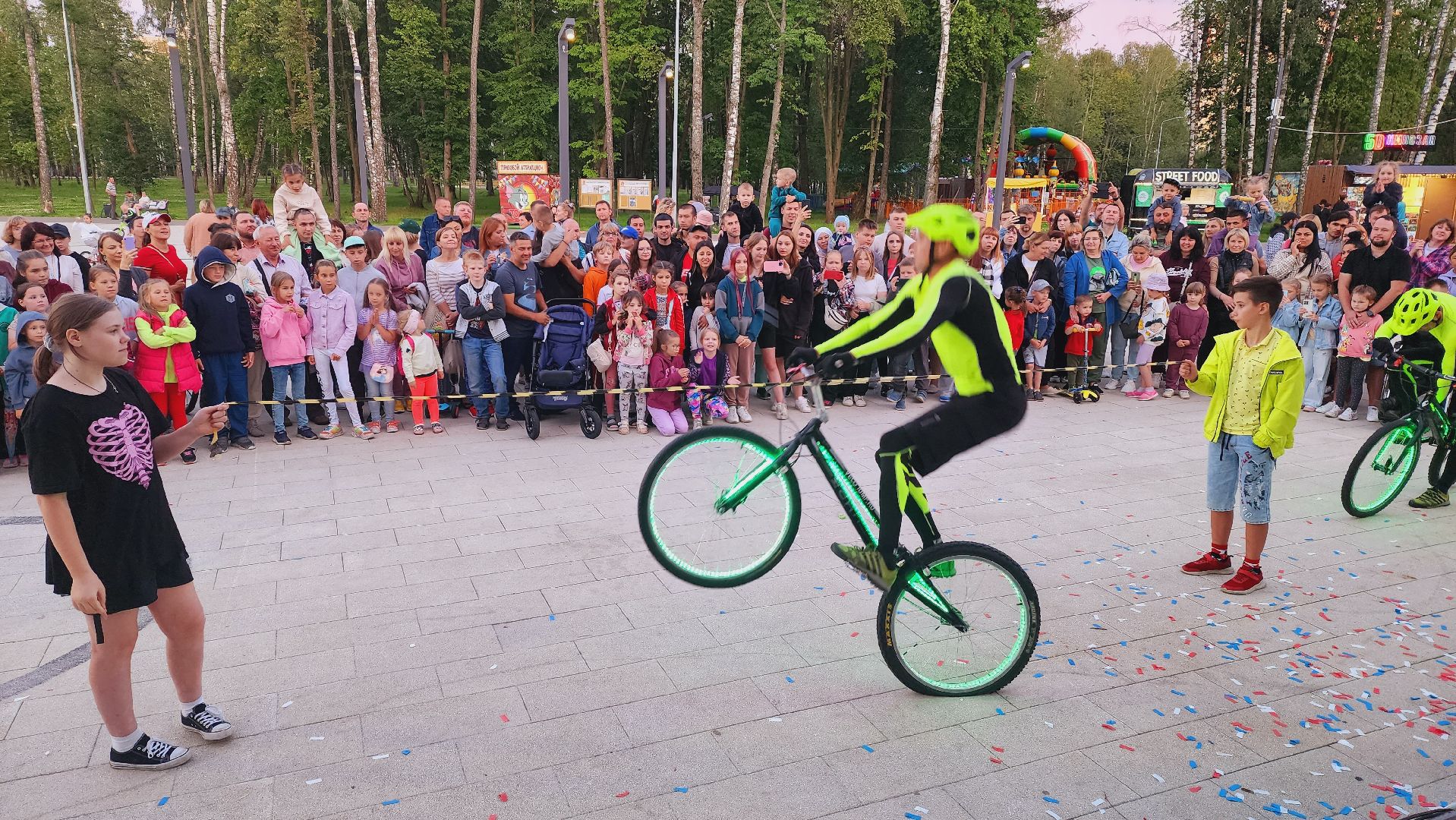 Подмосеовье, Ивантеевка, Ночь в парке, Парки Подмосковья