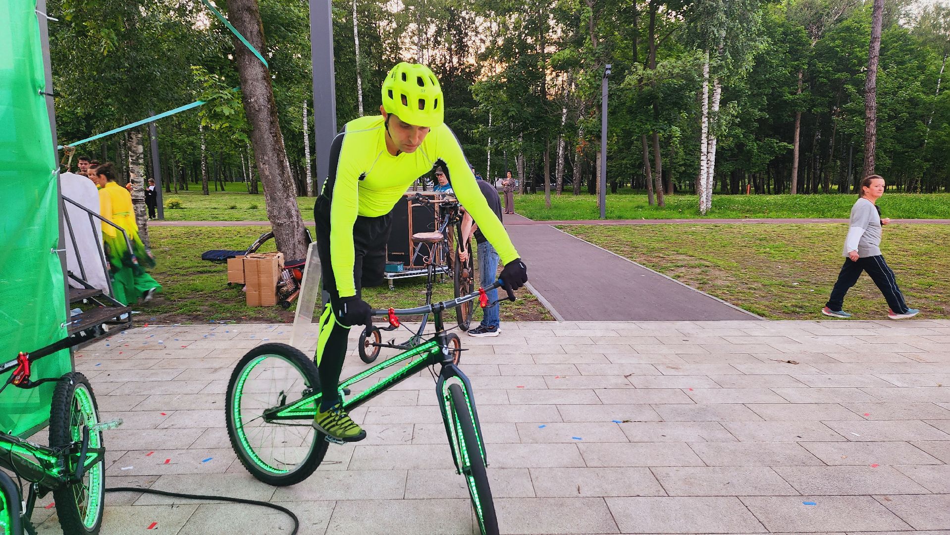 Подмосеовье, Ивантеевка, Ночь в парке, Парки Подмосковья