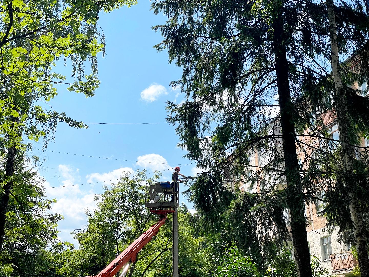 Сергиево-Посадский городской округ, Сергиев Посад, Благоустройство, Двор, Детская площадка, Светлый город, Освещение