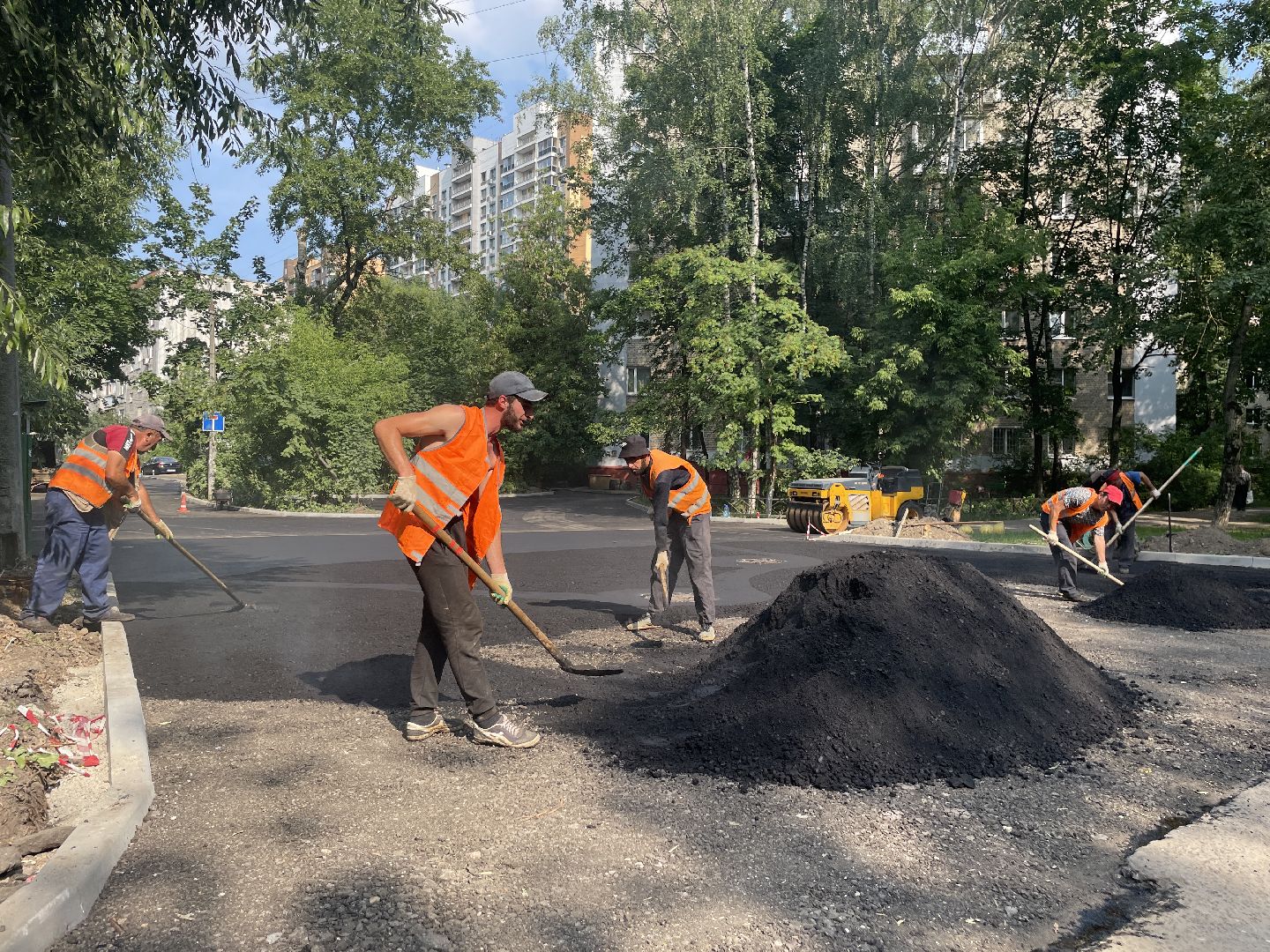 Асфальт, ремонт, парковки, Люберцы