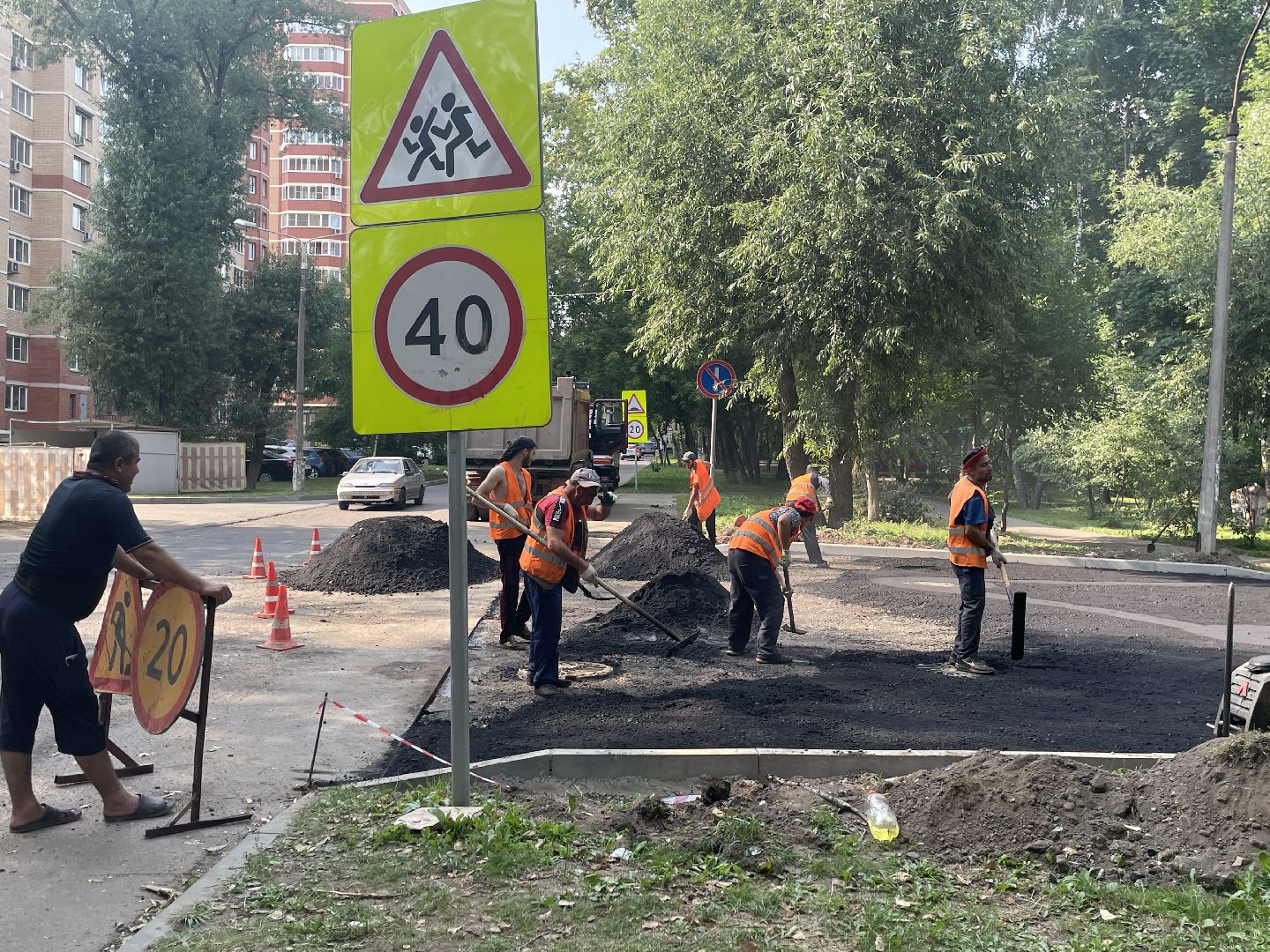 Асфальт, ремонт, парковки, Люберцы