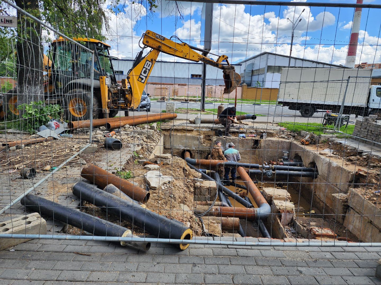 двор, ЖКХ, отопление, Пушкино