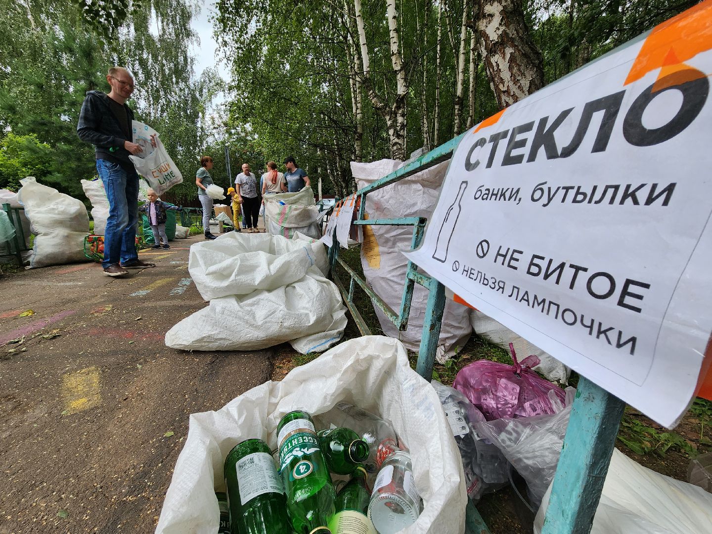 Одинцово, лесной городок, экология, мусор, отходы, раздельный сбор,