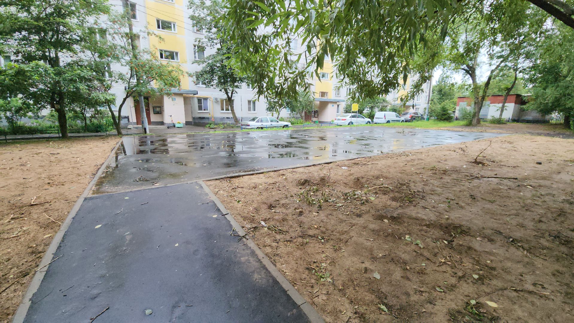 Одинцово, благоустройство, детская площадка, строительство, двор,