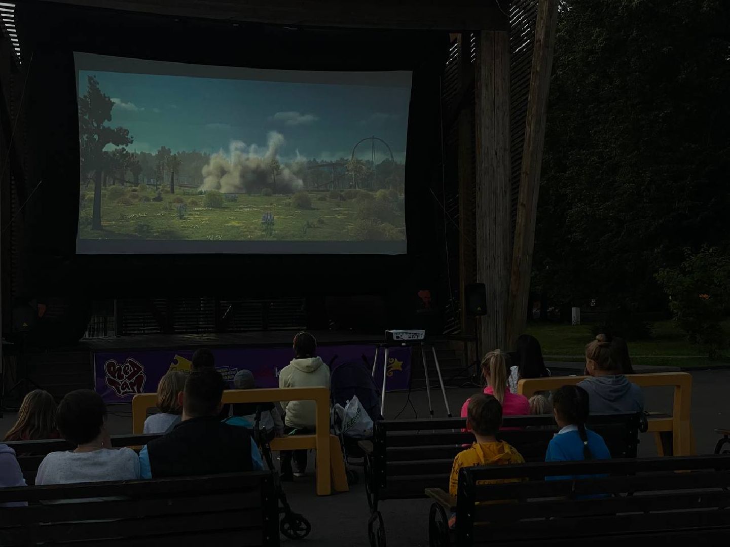 Сергиево-Посадский городской округ, Сергиев Посад, Парки, Кино в парках, Лето в Подмосковье, Кинопоказ