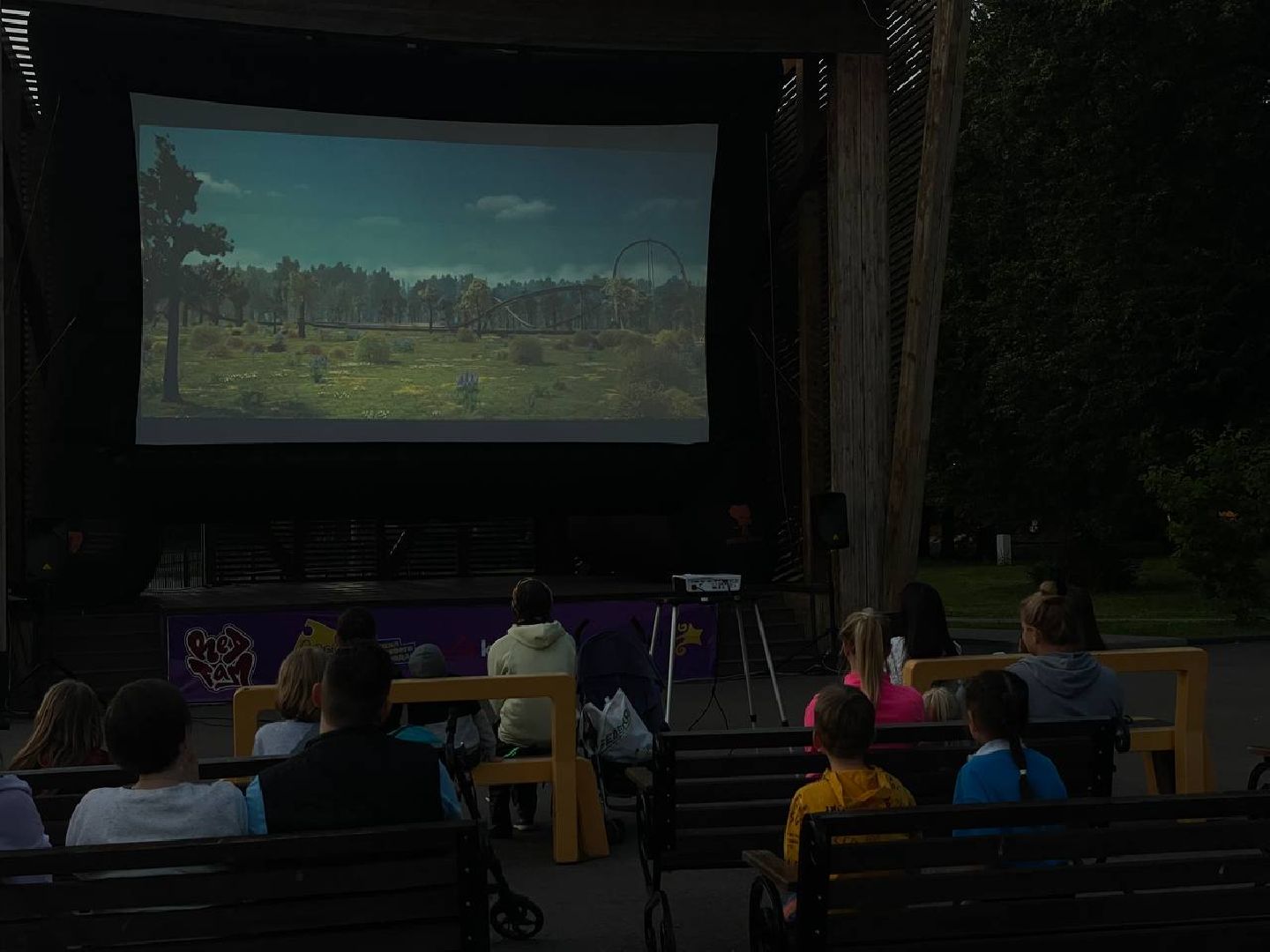 Сергиево-Посадский городской округ, Сергиев Посад, Парки, Кино в парках, Лето в Подмосковье, Кинопоказ