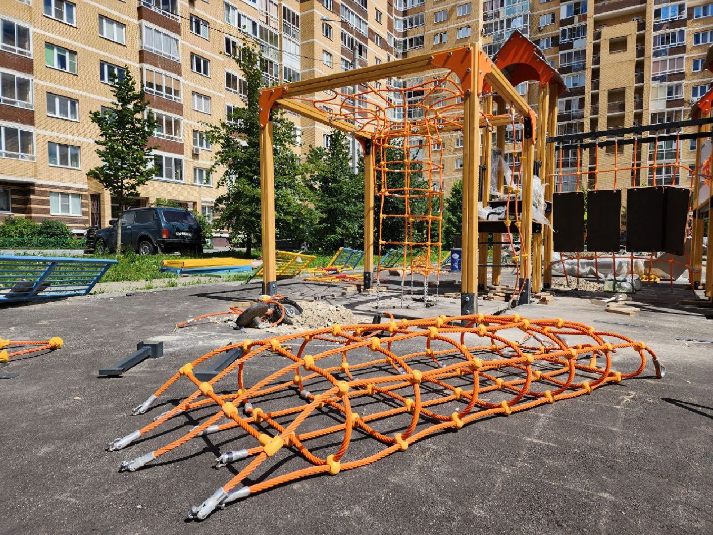 детская площадка, программа губернатора, дети, благоустройство, Лосино-Петровский