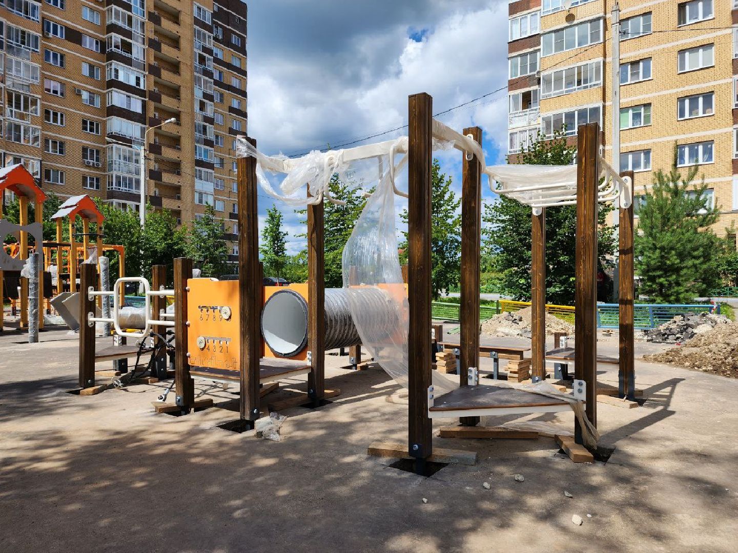 детская площадка, программа губернатора, дети, благоустройство, Лосино-Петровский