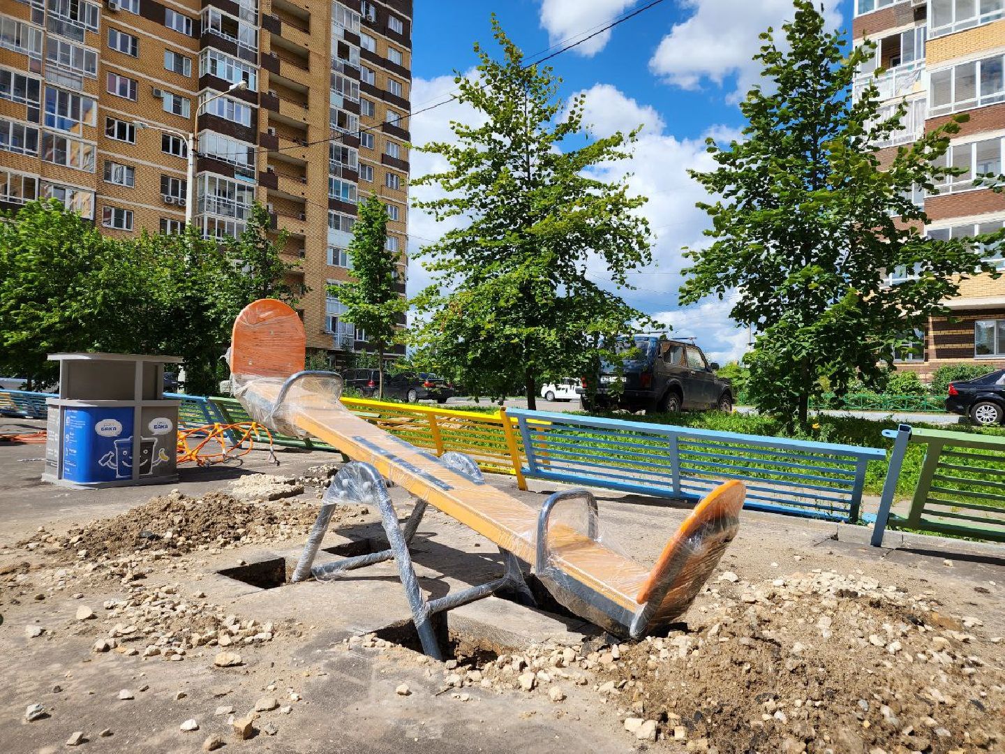 детская площадка, программа губернатора, дети, благоустройство, Лосино-Петровский