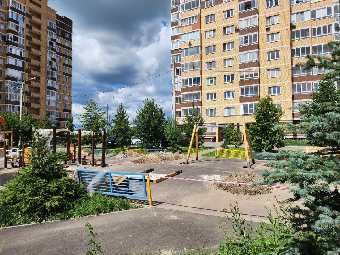 детская площадка, программа губернатора, дети, благоустройство, Лосино-Петровский