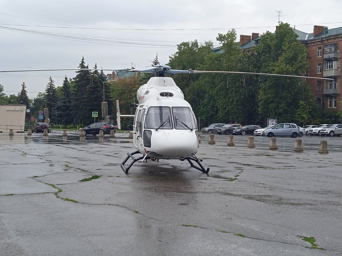 вертолёт, санавиация, Жуковская, ГКБ, МОНИКИ