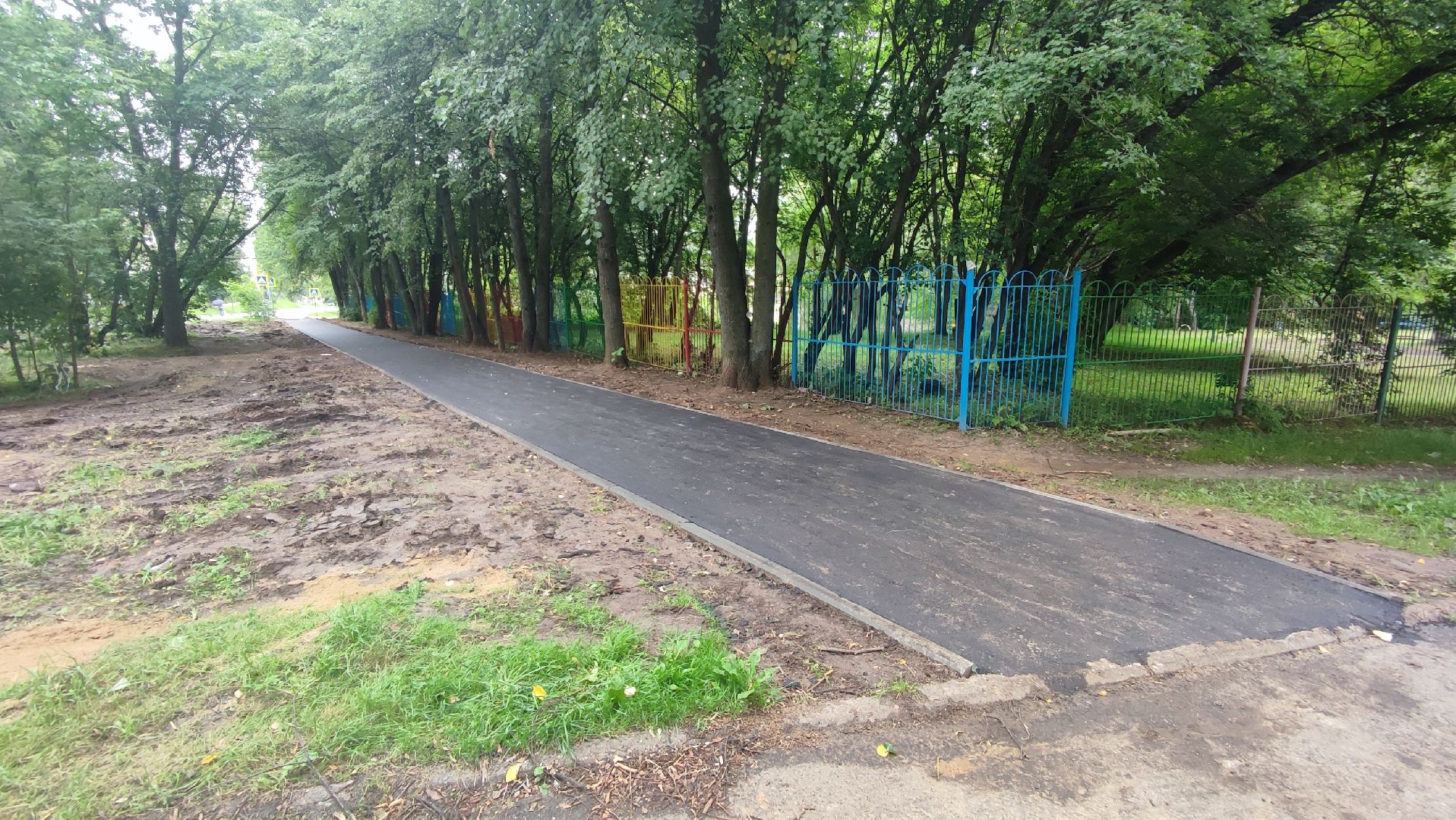 Кашира, народная тропа, пешком, благоустройство, тротуар