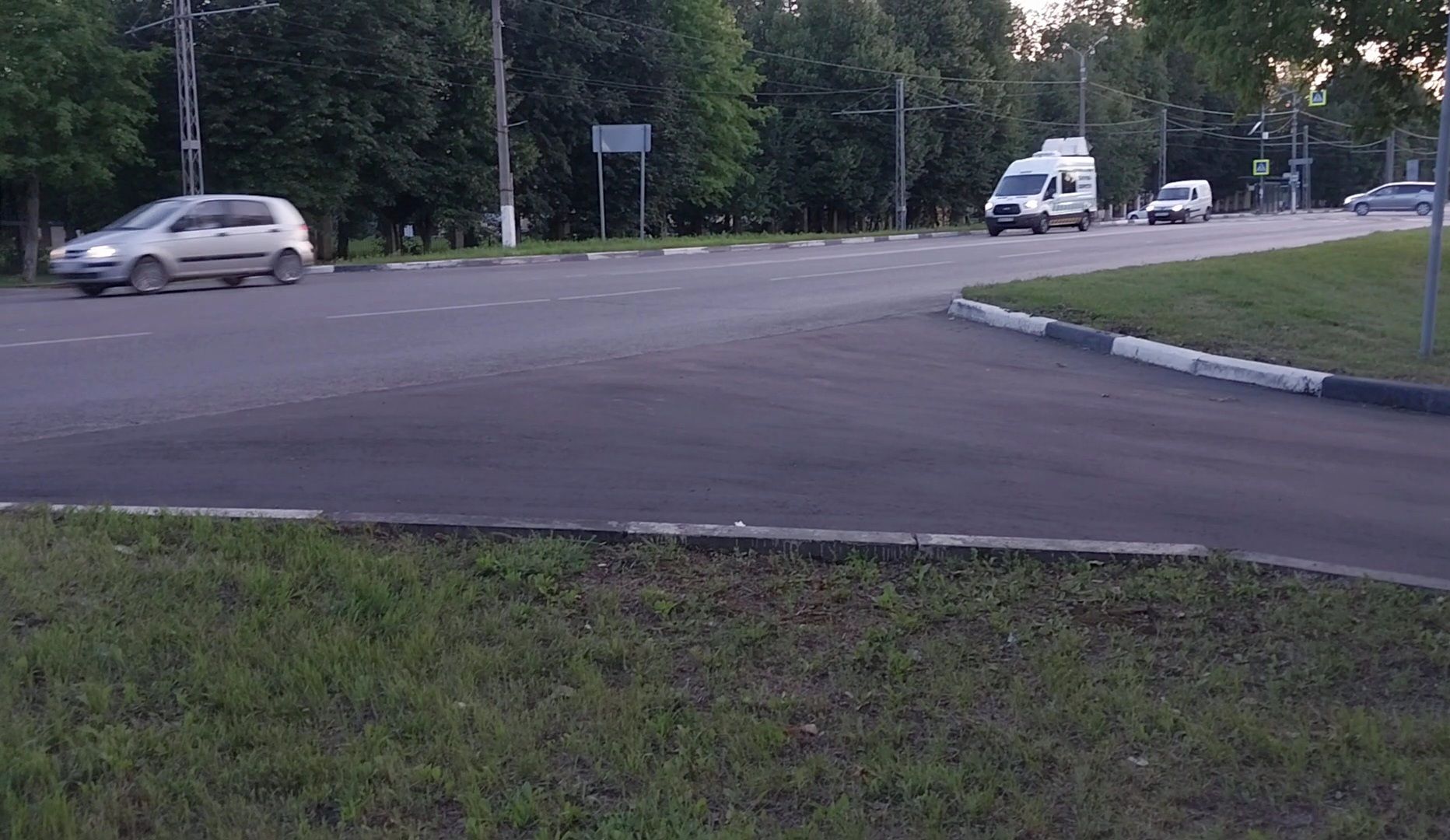 Коломна, дороги, новый асфальт