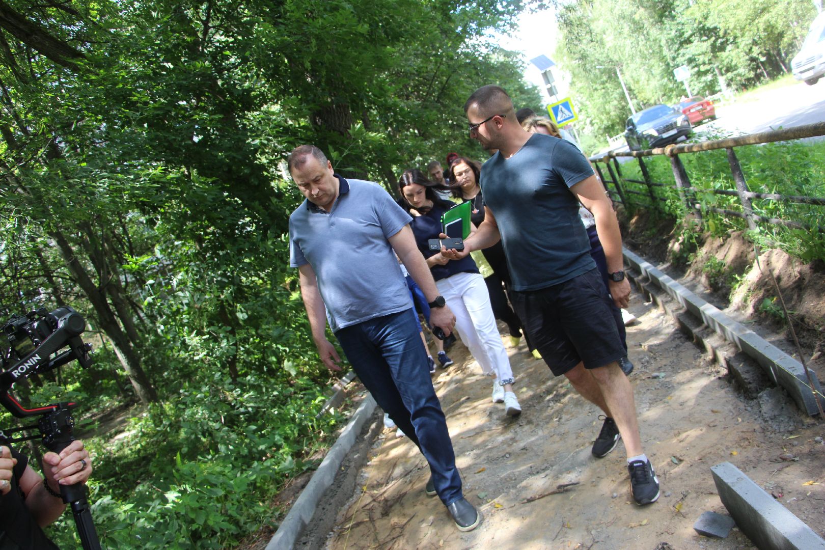 пешеходная магистраль, благоустройство, строительство, Протвино, Северный проезд