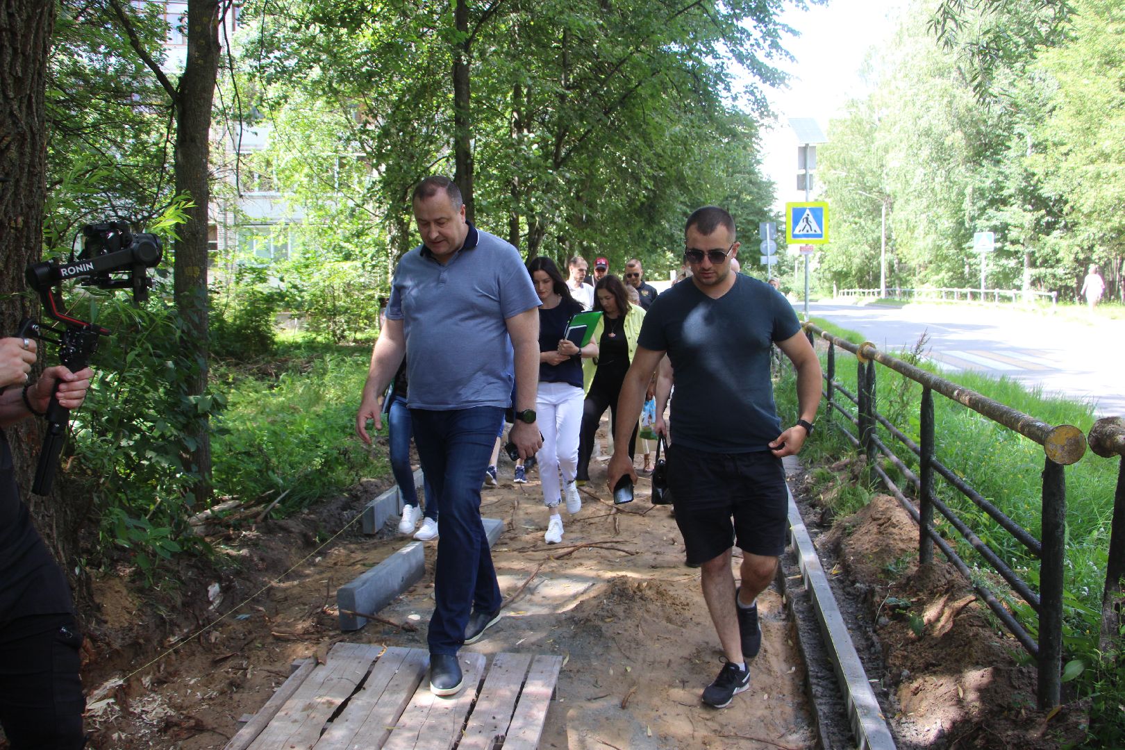 пешеходная магистраль, благоустройство, строительство, Протвино, Северный проезд