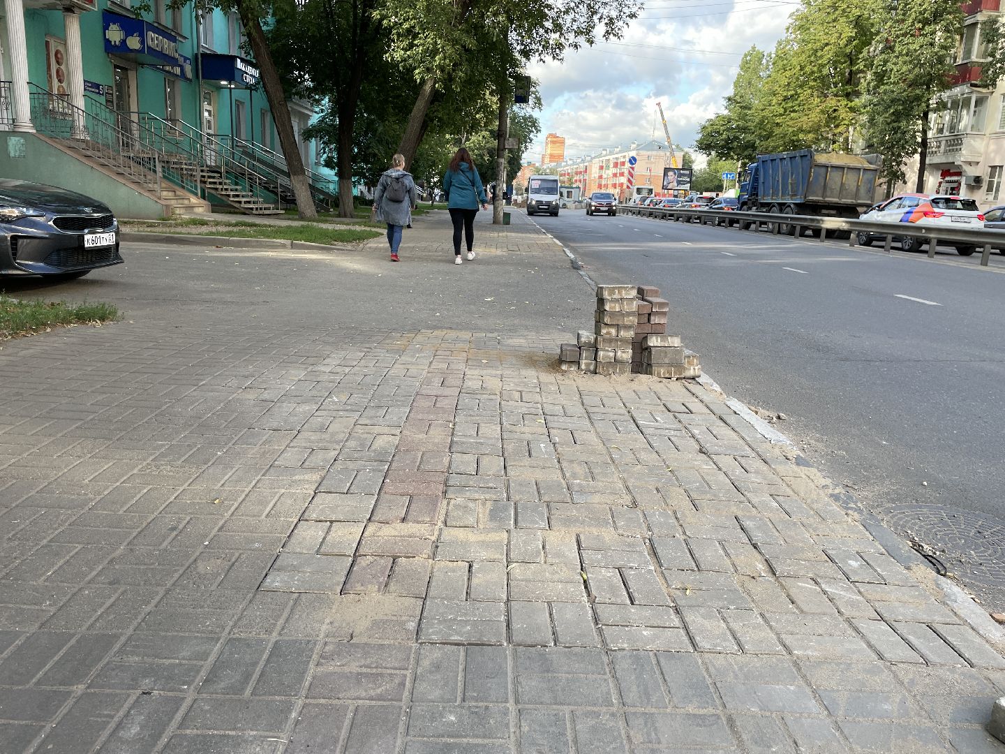 Дорога, тротуара, ремонт, Люберцы