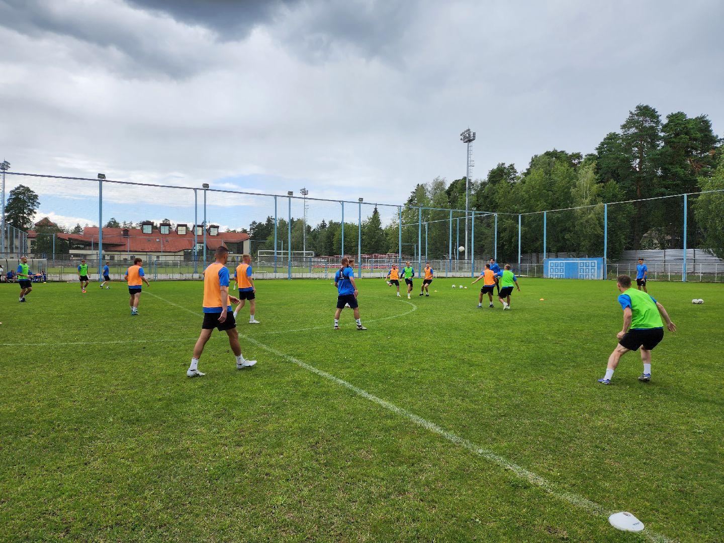 Раменское, спорт, ФК Леон Сатурн, предыгровая тренировка