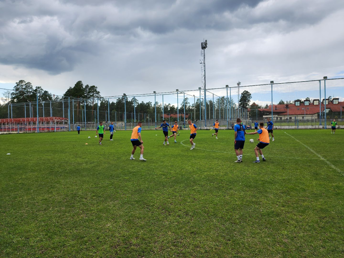 Раменское, спорт, ФК Леон Сатурн, предыгровая тренировка