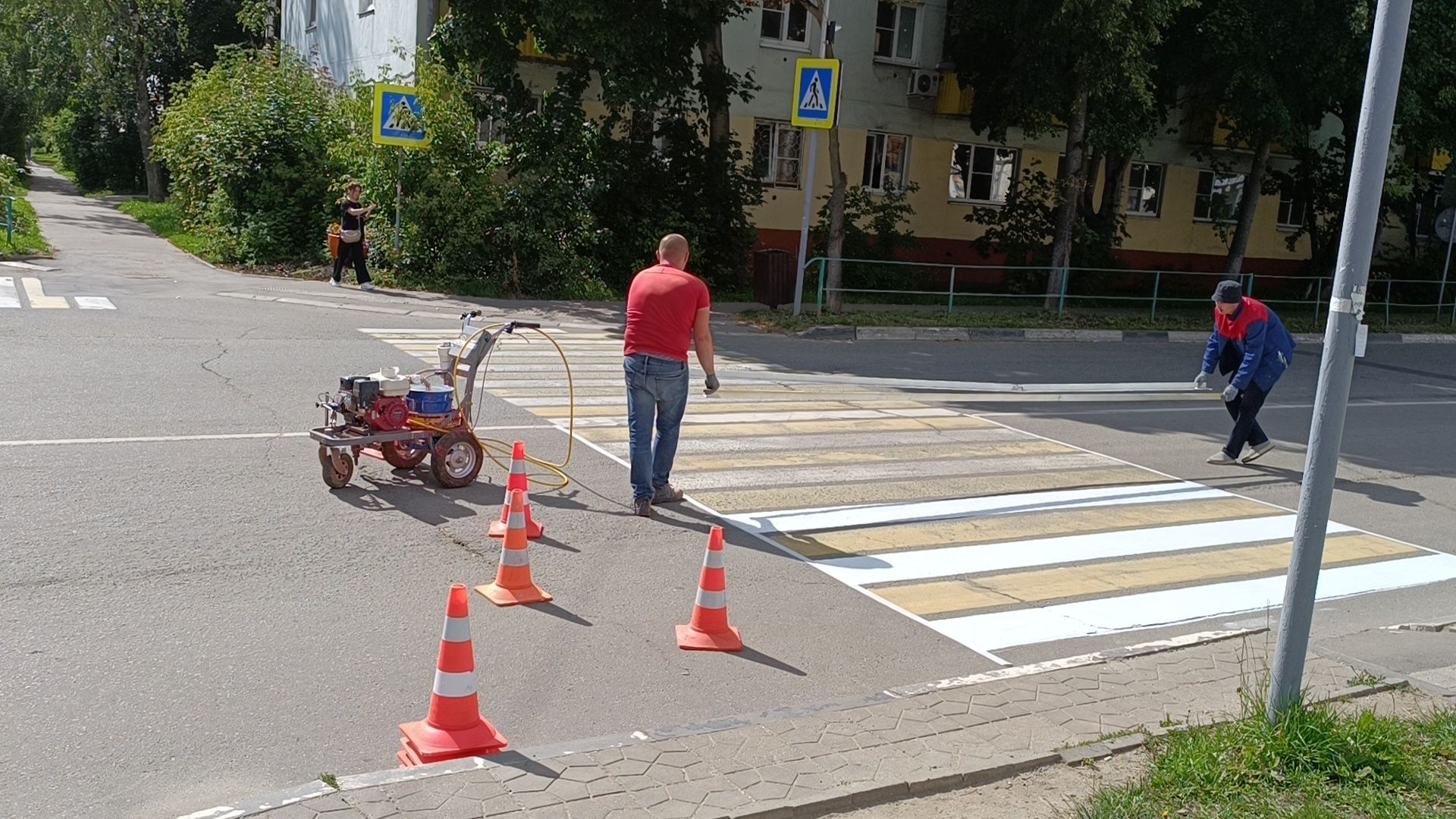 Лобня, дорога, переход