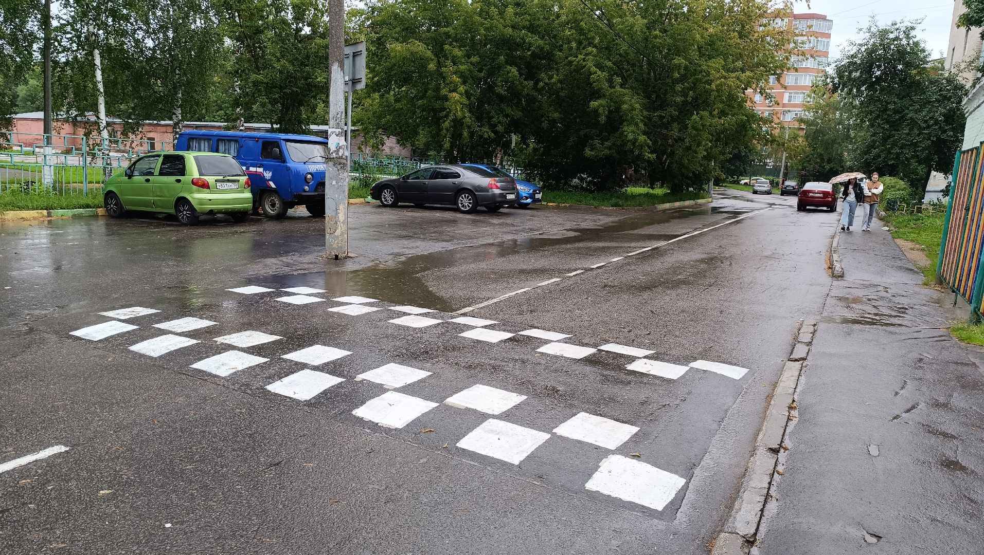 Лобня, дорога, переход