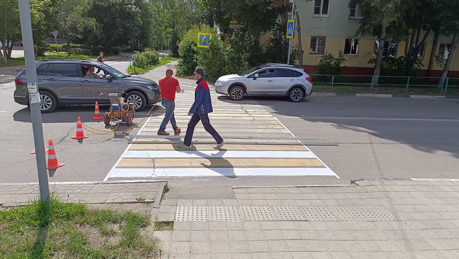 Лобня, дорога, переход