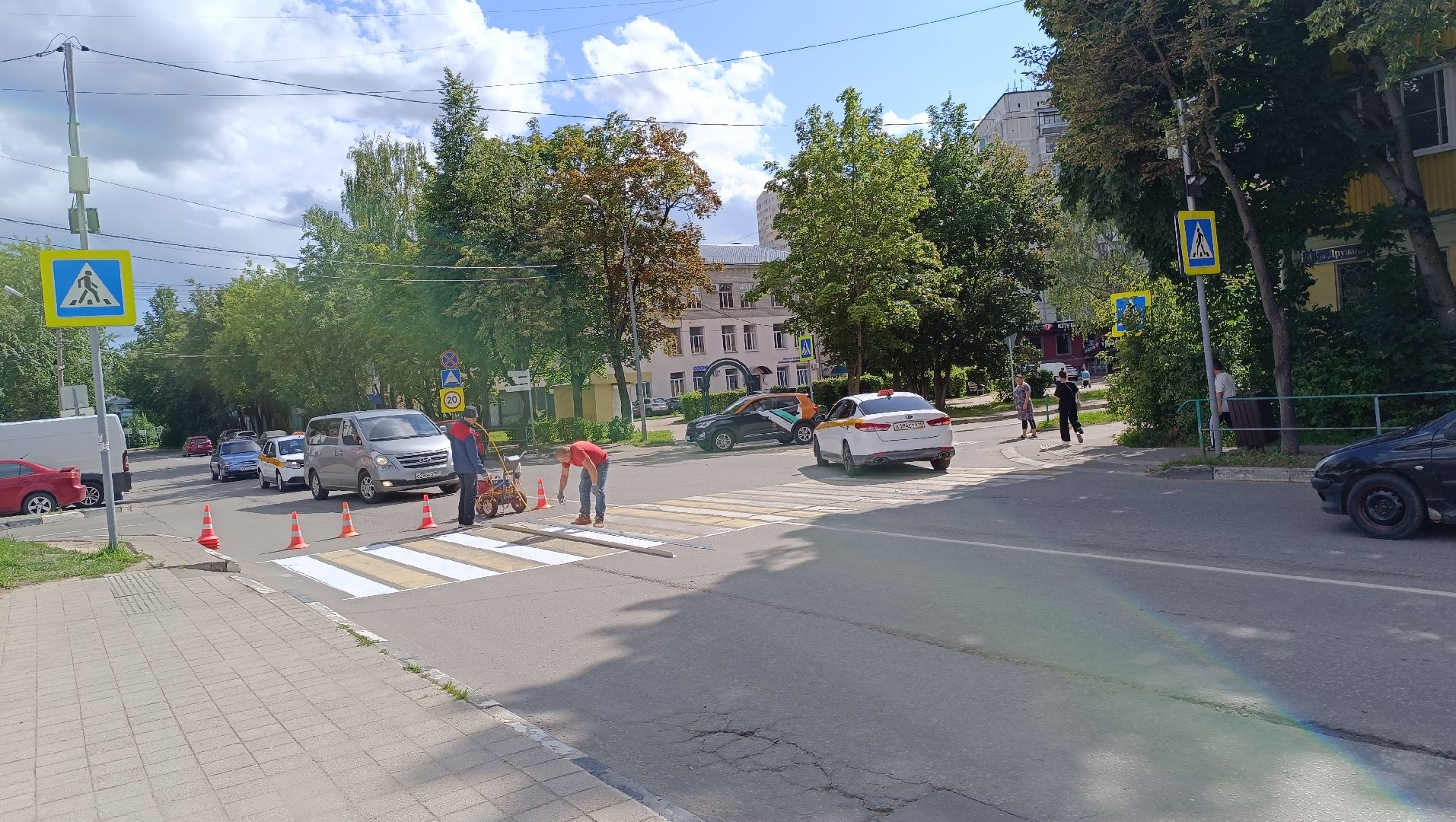 Лобня, дорога, переход