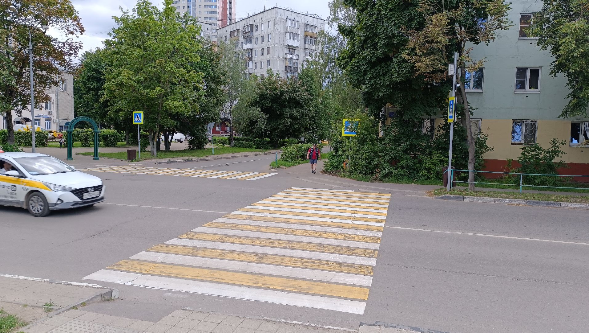 Лобня, дорога, переход