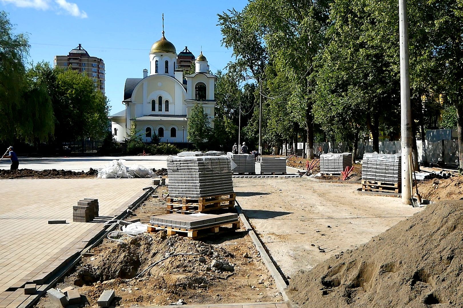 Подольск, сквер