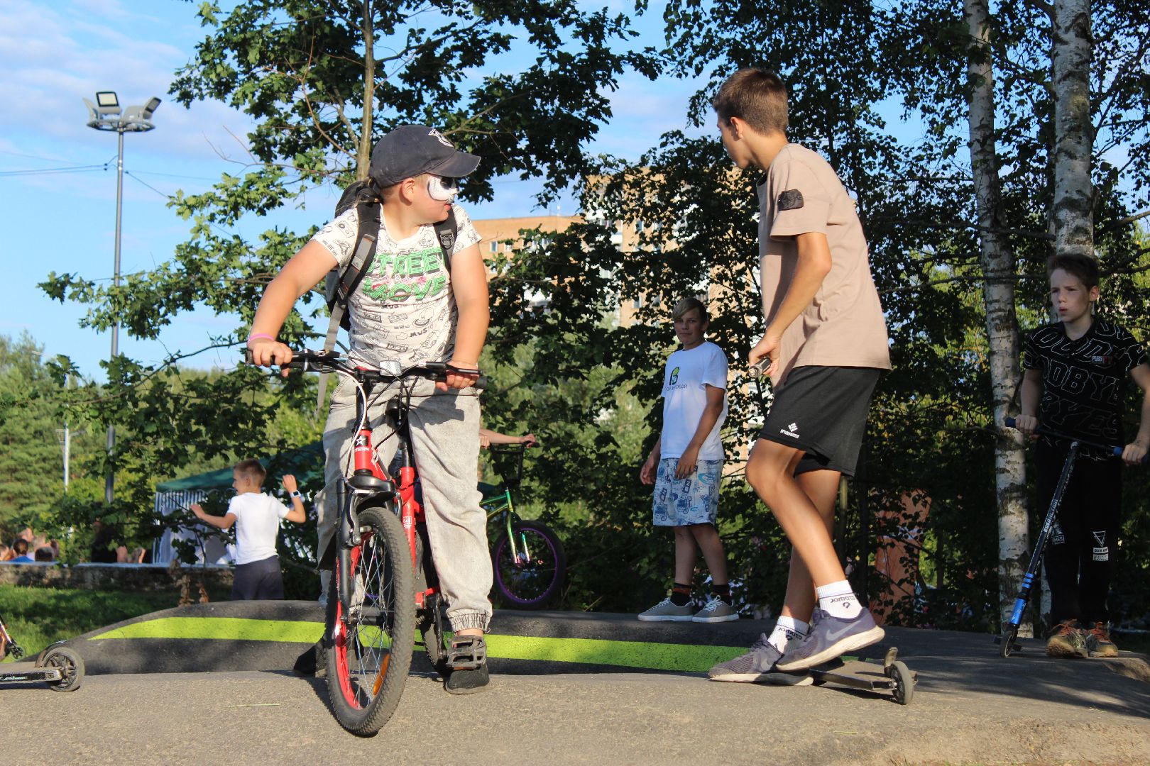 Скейт-парк, набережная, День города, Дубна