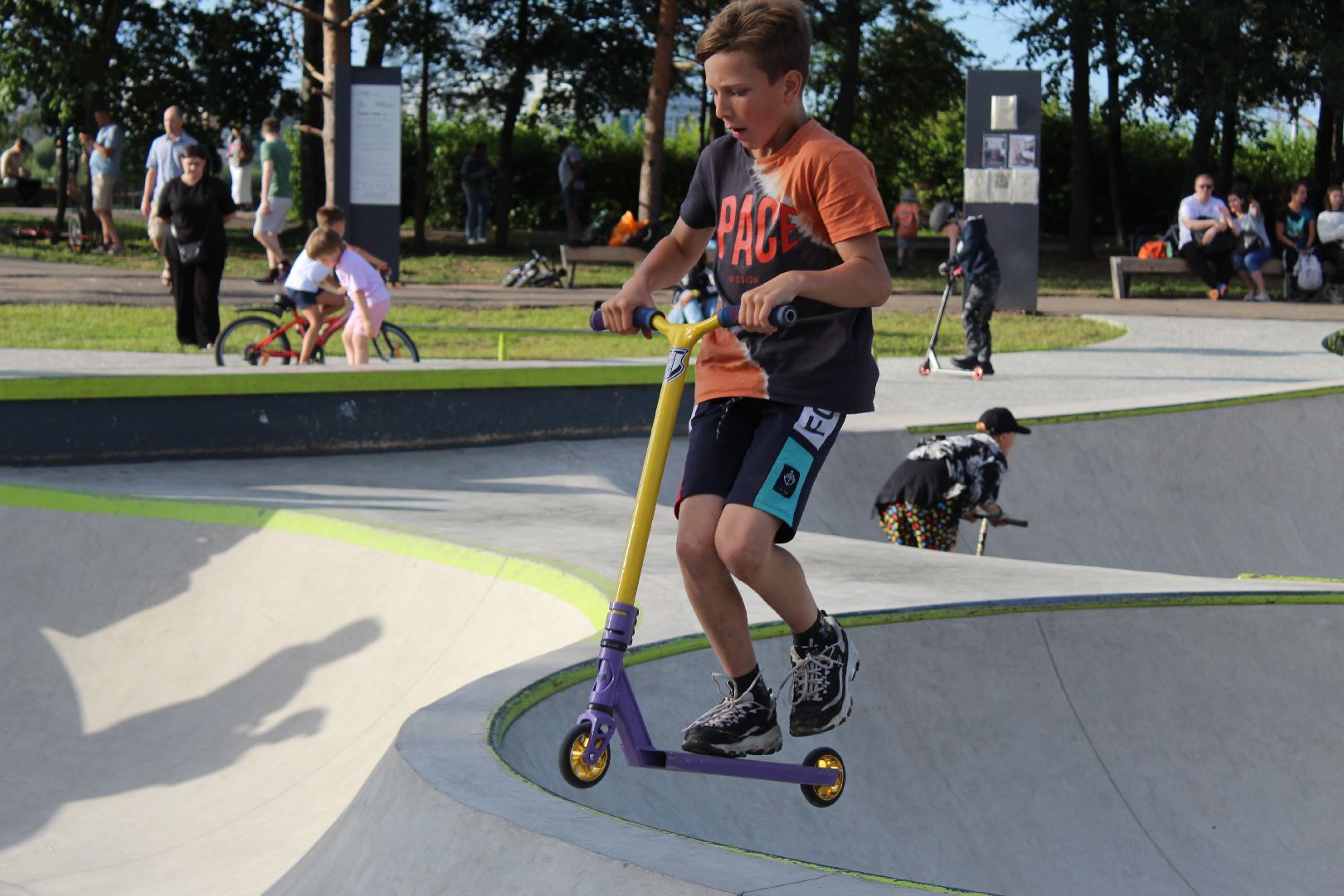 Скейт-парк, набережная, День города, Дубна