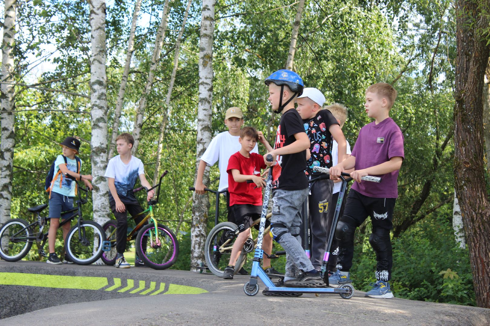 Скейт-парк, набережная, День города, Дубна