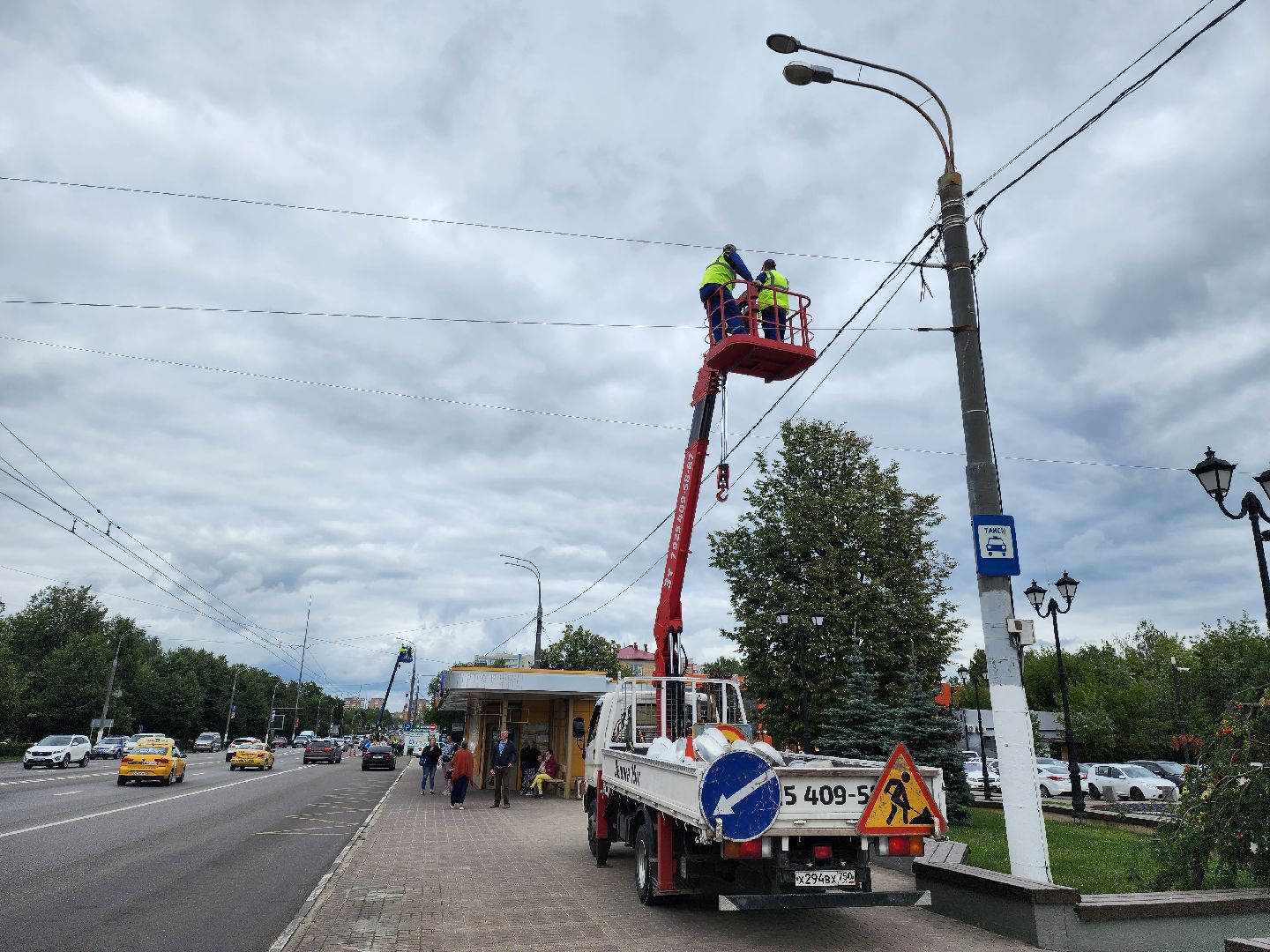 Подольск, освещение, уличное освещение, фонари, лампы