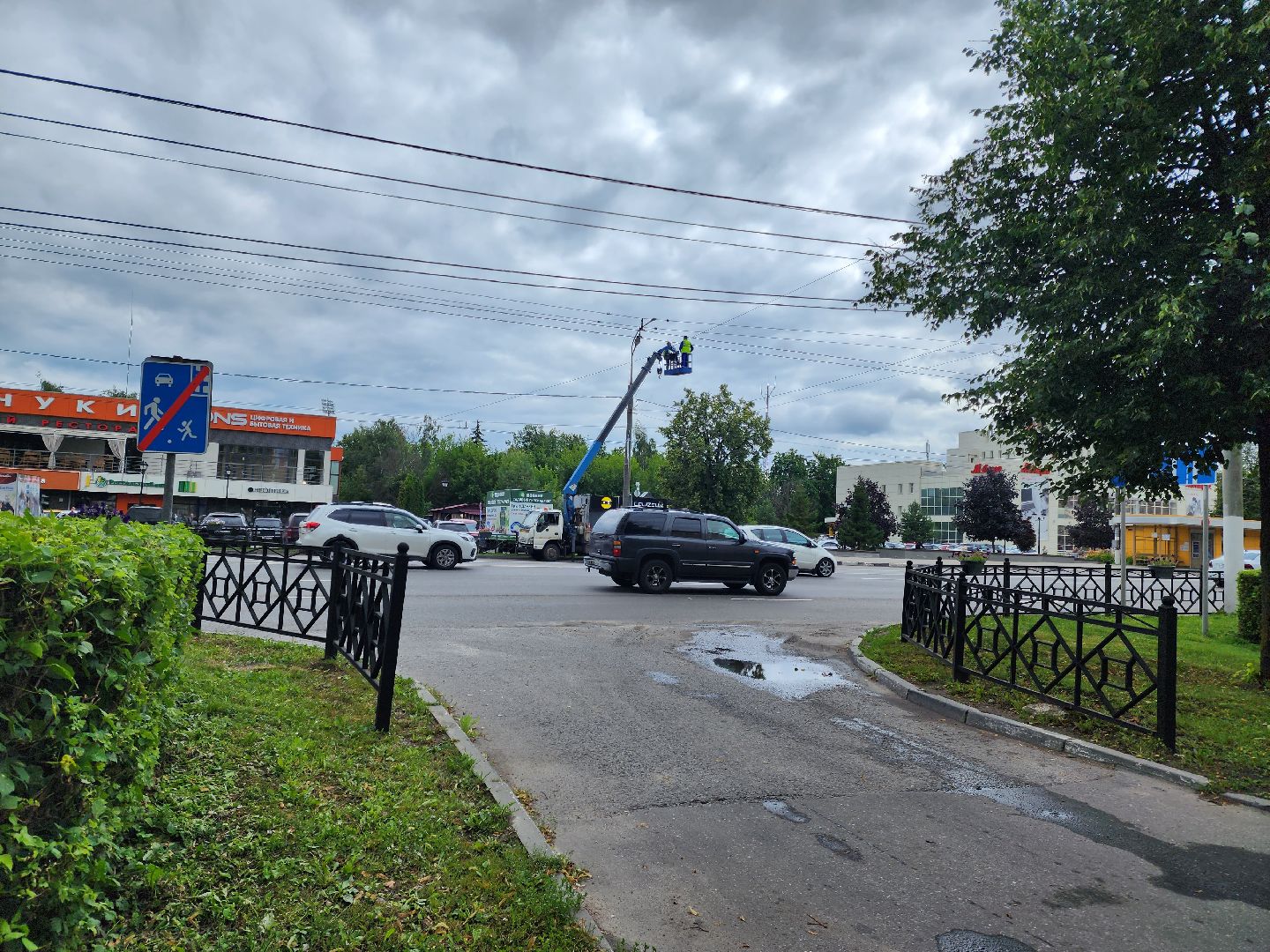 Подольск, освещение, уличное освещение, фонари, лампы