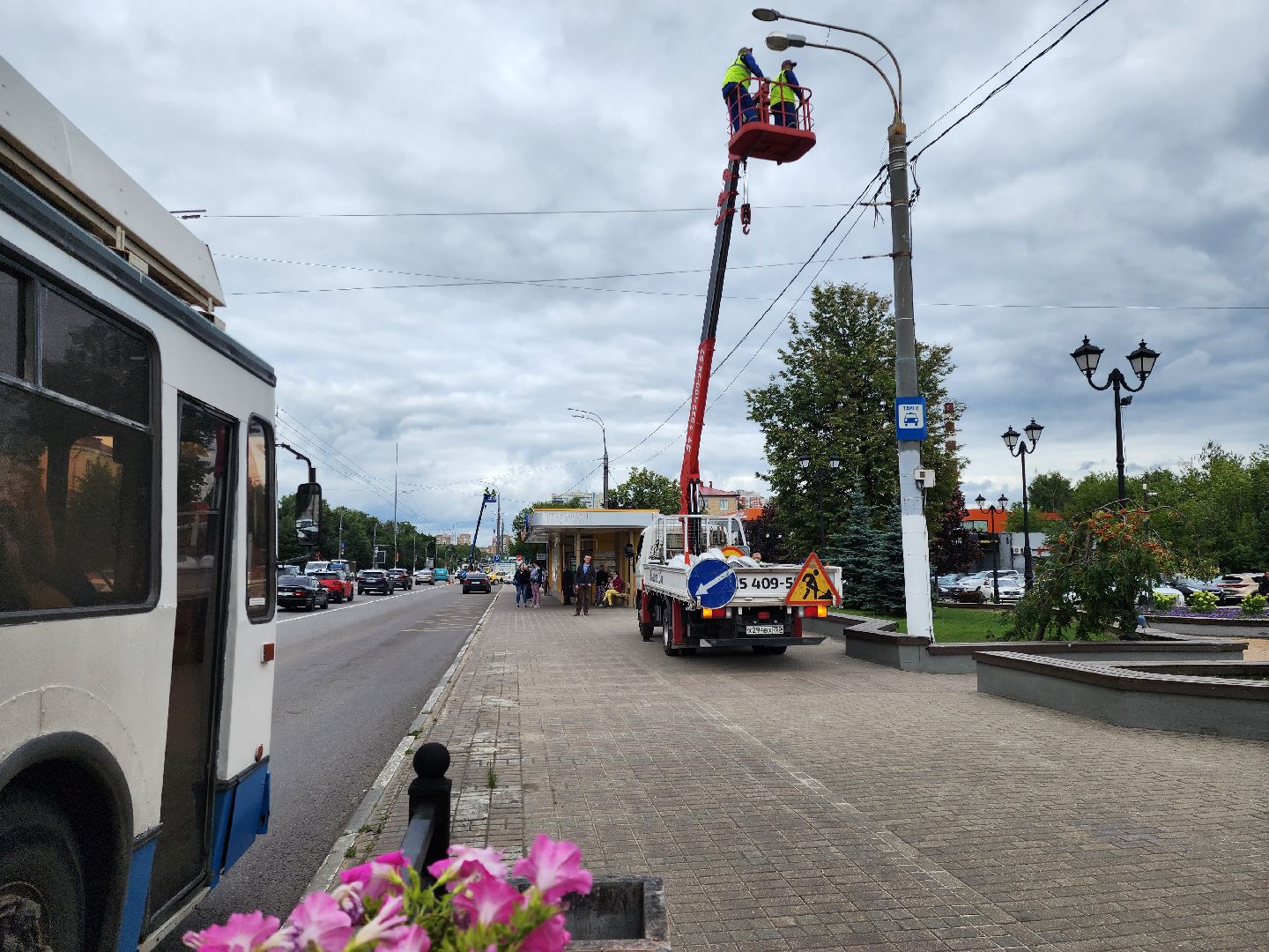 Подольск, освещение, уличное освещение, фонари, лампы